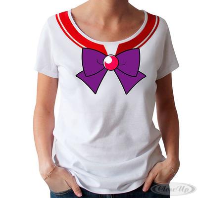 Sailor Moon Cosplay Girlie Shirt Sailor Mars