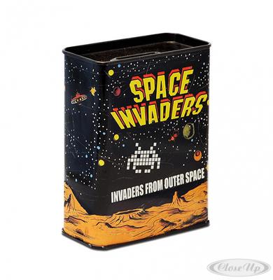 Space Invaders Spardose Tin Money Box