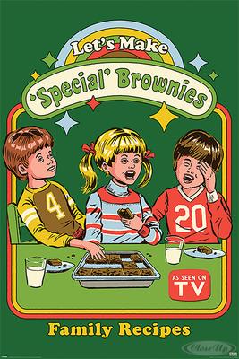 Steven Rhodes Poster Let´s Make Special Brownies
