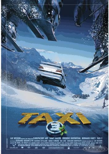 799 EUR Taxi 3 Poster Samy Naceri Frederic Diefenthal 799 EUR