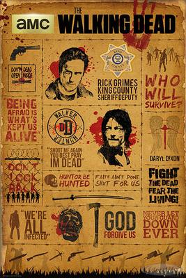 The Walking Dead Poster Infographic