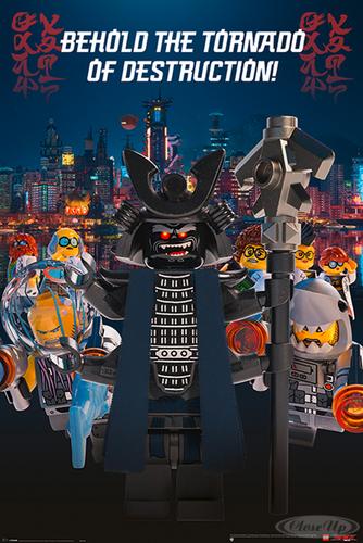 The LEGO Ninjago Movie Poster Garmadon Destruction The LEGO Ninjago Movie Poster Garmadon Destruction
