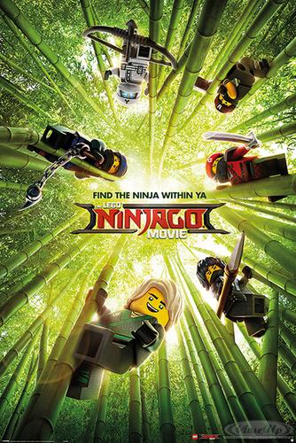 The LEGO Ninjago Movie Poster Bamboo The LEGO Ninjago Movie Poster Bamboo