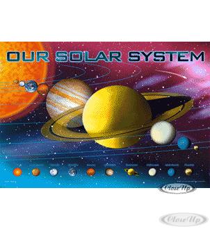 Unser Sonnensystem 3D Poster
