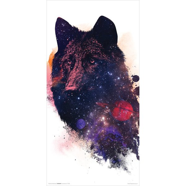 Wolf Universe Kunstdruck