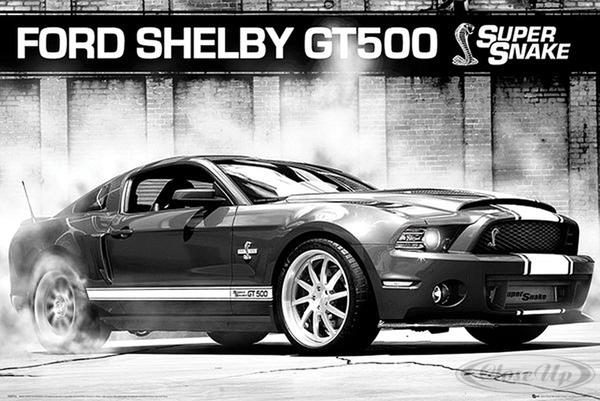 Ford mustang gt500 poster
