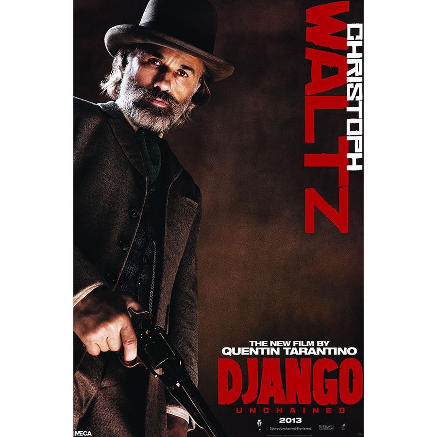 Django Unchained Poster Dr King Schultz Christoph Waltz Poster