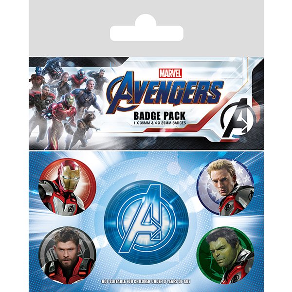 Avengers: Endgame Button Set