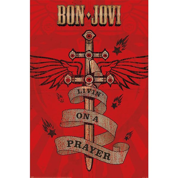 Bon Jovi Poster Livin' On A