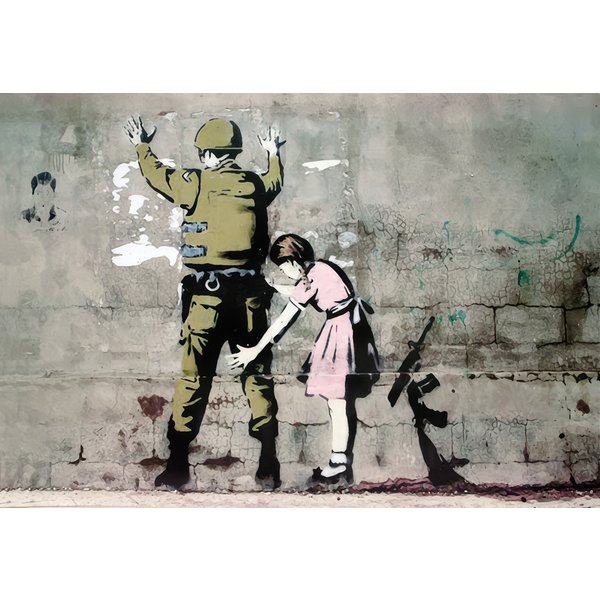 Banksy Poster Soldat und