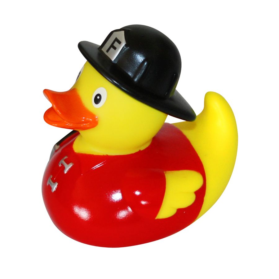 Rubber duck - Firefighter, on Close Up