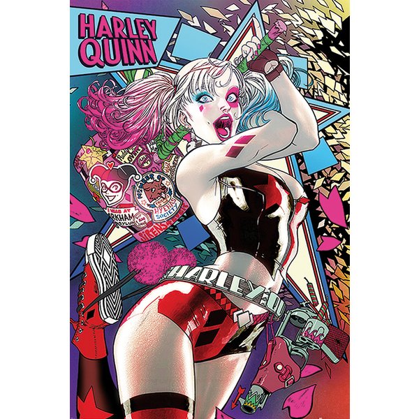 Batman Poster Comic Harley
