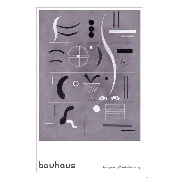 Bauhaus Poster Four Parts By..