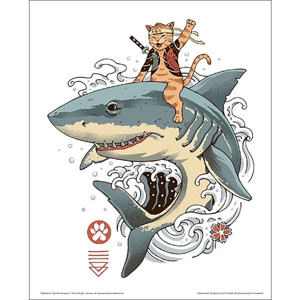 Catana Shark Kunstdruck