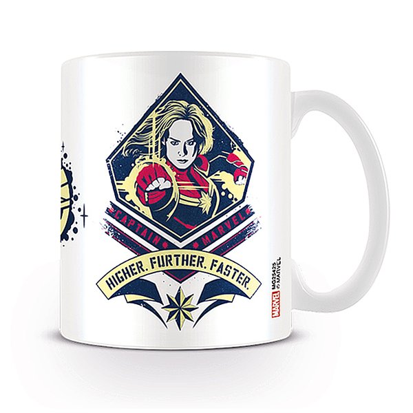 Captain Marvel Tasse Higher