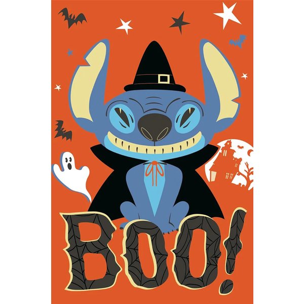 Disney Stitch Poster Boo!