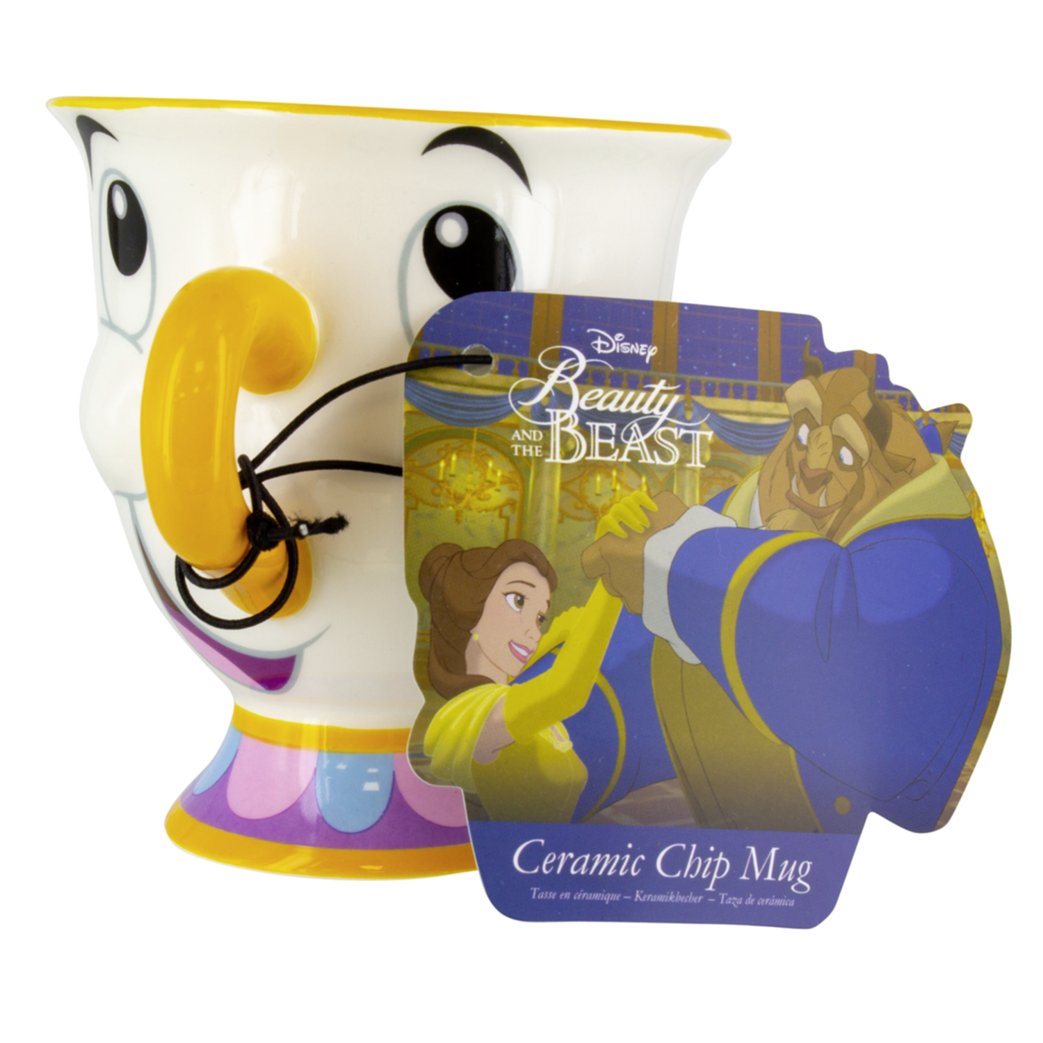 Tassilo Tasse Original Disney Chip Mug Becher Die Schöne und das Biest NEU & OVP 