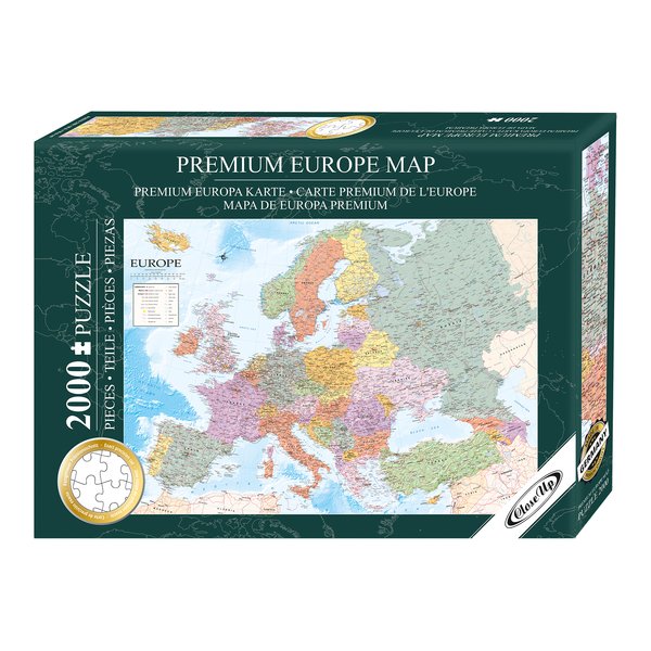 Europakarte Puzzle 2000 Teile