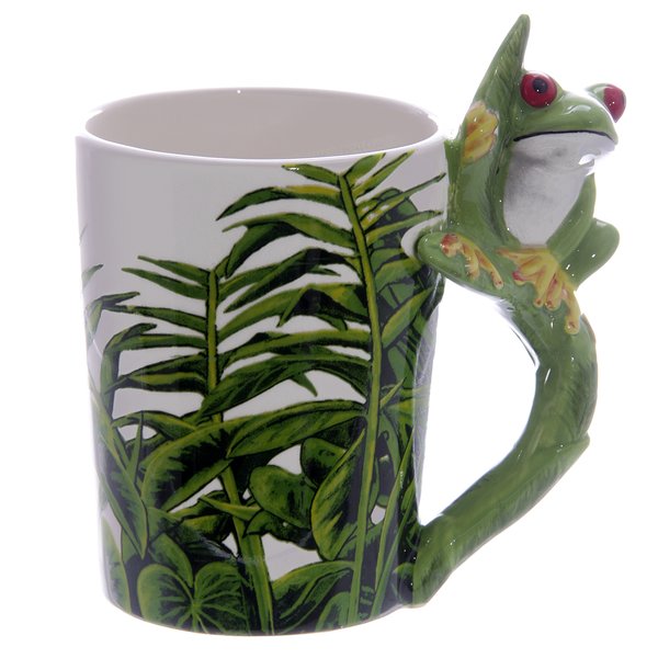 Frosch Motiv Tasse 3-D Figur