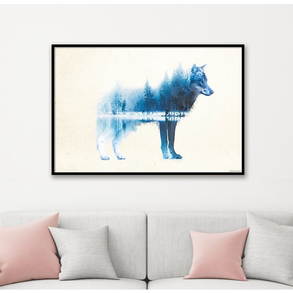 Forest Wolf Poster