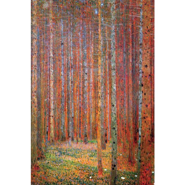 Gustav Klimt Poster Tannenwald