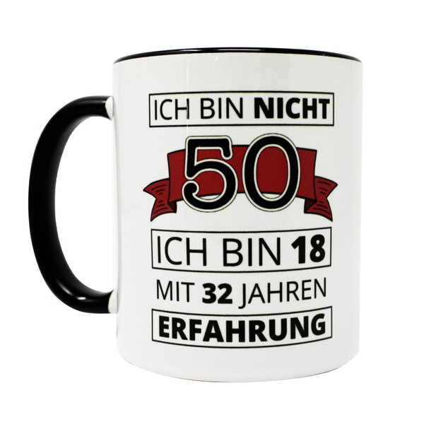 50. Geburtstag Tasse