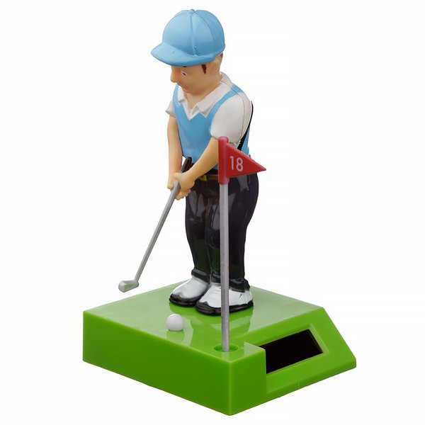 Golfspieler Solar Wackelfigur