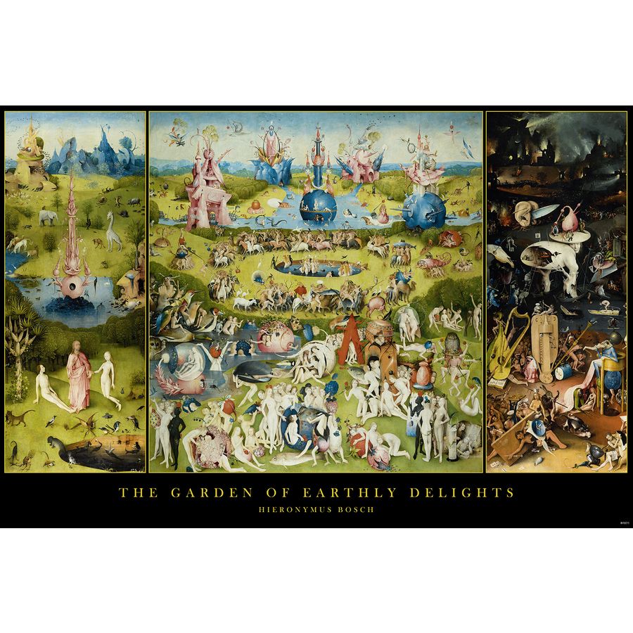 Hieronymus Bosch Poster Garden Of Earthly Delights Poster