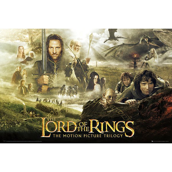 Herr der Ringe Poster Trilogie