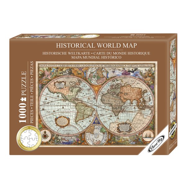 Historische Weltkarte Puzzle