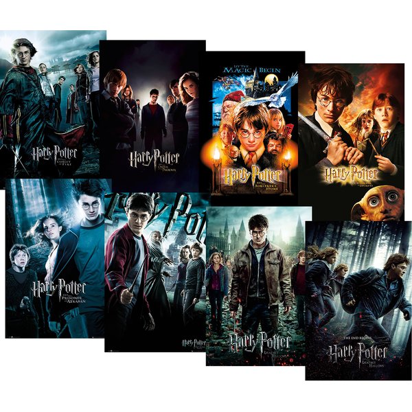 Harry Potter Poster 8er-Set