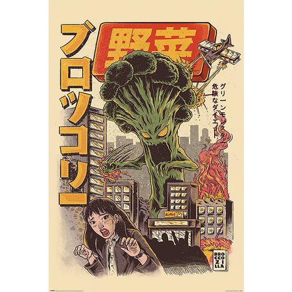 Ilustrata Poster Broccozilla