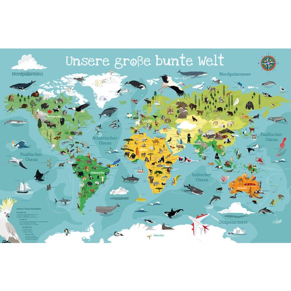 Kinder-Weltkarte