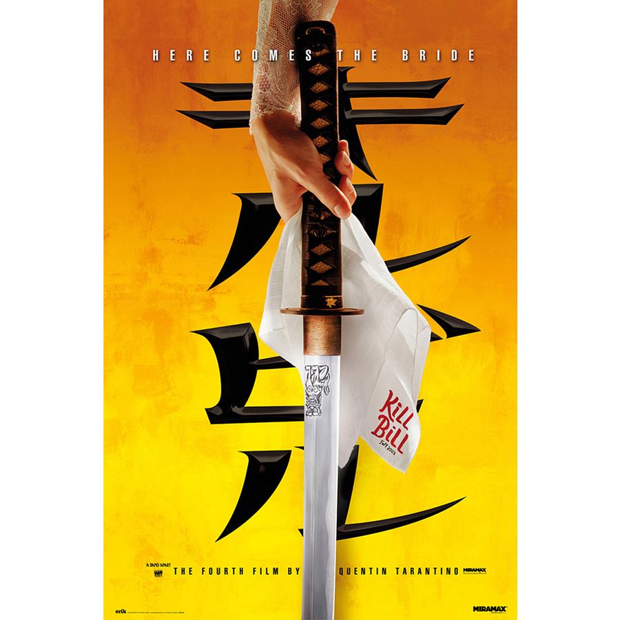 Kill Bill Poster Teaser Vol 1 Here Comes The Bride Poster Grossformat Jetzt Im Shop Bestellen Close Up Gmbh