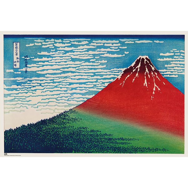 Mount Fuji Poster Hokusai