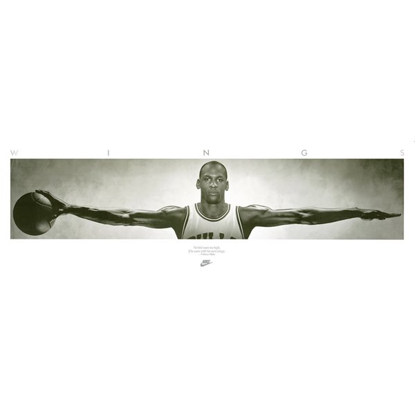 Michael Jordan Poster Wings