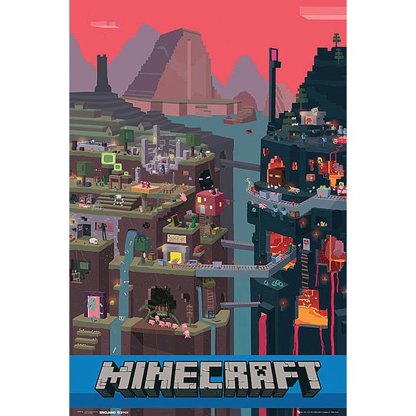 Minecraft Poster World