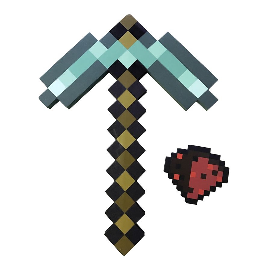 Minecraft Spitzhacke Diamond Pickaxe & Redstone Dust