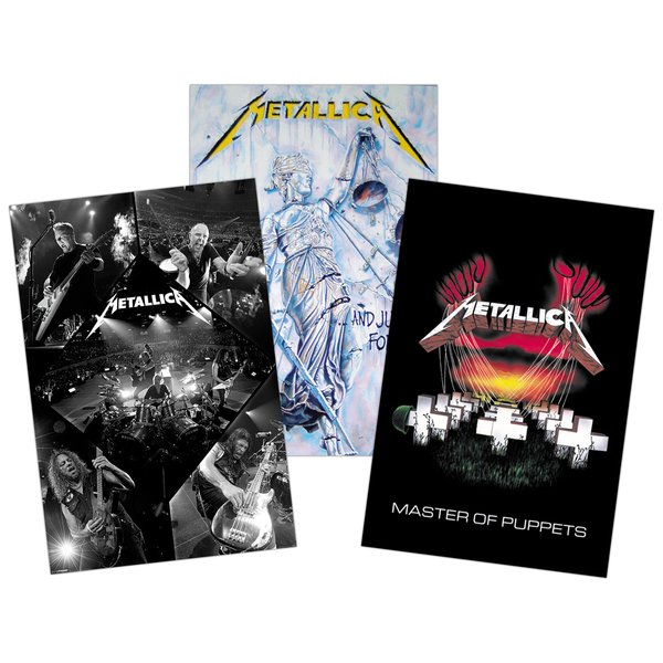 Metallica Poster 3er-Set