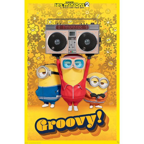 Minions 2 Poster Groovy!