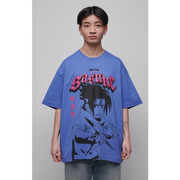 Naruto Graphic T-Shirt Blue
