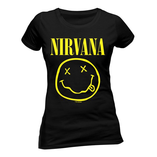 Nirvana Girlie T-Shirt Smiley