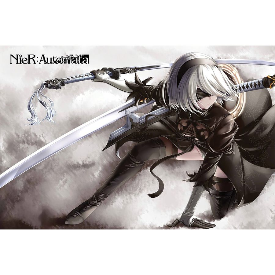 Nier Automata Poster Yorha Model B Nr 2 Poster Grossformat Jetzt Im Shop Bestellen Close Up Gmbh
