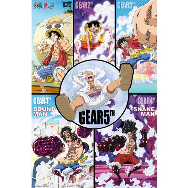 One Piece Poster Gear History