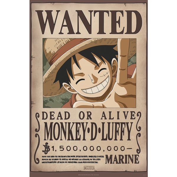 One Piece Poster Wanted