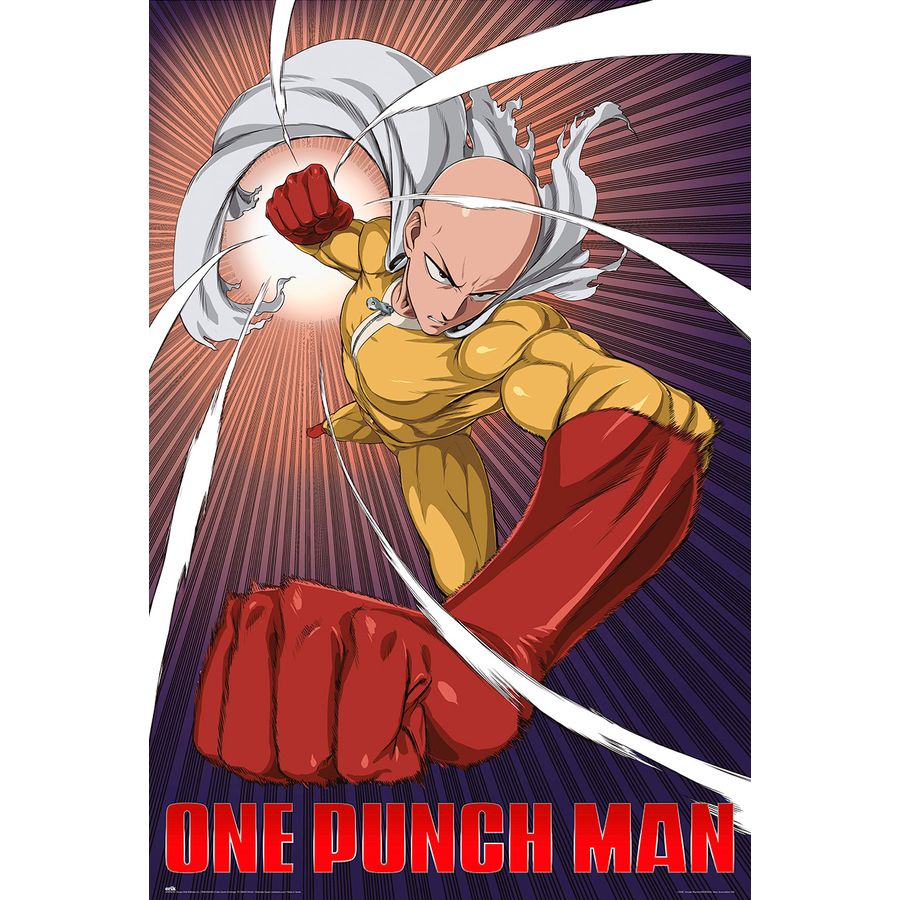 Modsatte min Hæderlig One Punch Man Poster Saitama - Poster Großformat jetzt im Shop bestellen  Close Up GmbH