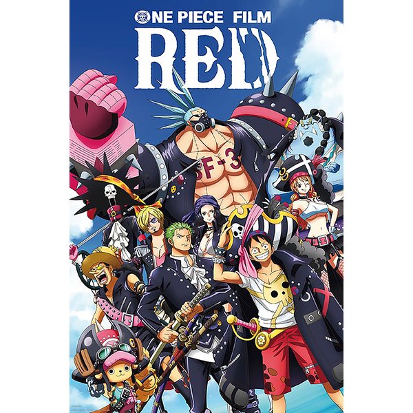 One Piece Poster Movie Red