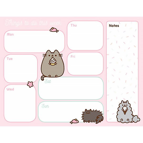 Pusheen Wochenplaner