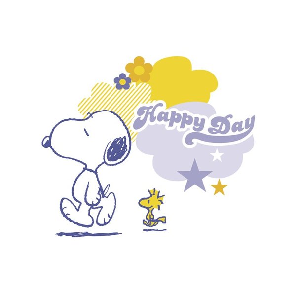 Peanuts Postkarte Happy Day