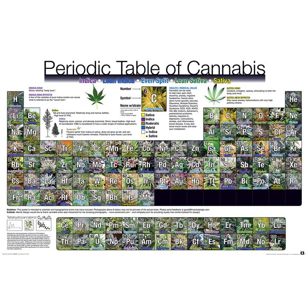 Periodic Table Of Cannabis